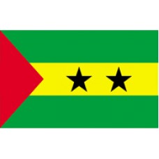 4x6" Hand Held Sao Tome & Principe Flag
