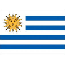 3x5' Lightweight Polyester Uruguay Flag