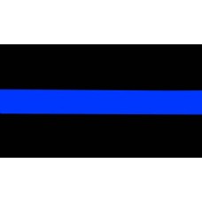 12x18' Nylon Police (Thin Blue Line) Flag